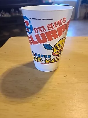 Vintage  7/11 1983 Series Super Pac Man Video Game Cup  • $5