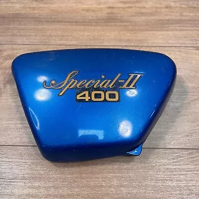 Yamaha Xs400 Xs 400 Special 2 / Oem Blue Left Side Cover Panel • $27