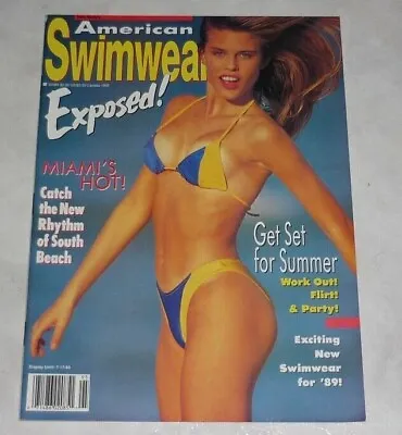 New Body's AMERICAN SWIMWEAR EXPOSED Magazine 1989 Hi Grade! Venus Swimsuits USA • $69.99