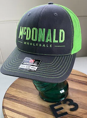 Nwot Mcdonald Wholesale Oregon Restaurant Food Service Hat Snapback E3 • $8.79