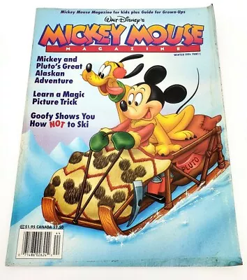 Mickey Mouse Magazine Winter1994 Part 1 Walt Disney Slight Damage • $8.99