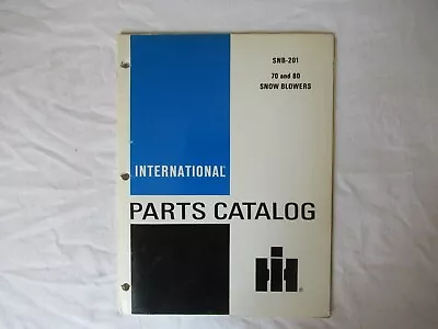 1983 International Harvester SNB-201 Snow Blower Parts Catalog Book Manual • $24.99