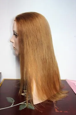 $250 • Buy Michal Strawberry Blonde Sheitel Wig Kosher Hair Cap Size Average/ Medium Human