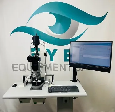 Haag Streit BQ 900 LED Slit Lamp W/ IM 900 Imaging System Electric Table • $15000