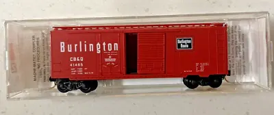 Micro-Trains N Scale Chicago Burlington & Quincy 40' Std Box Car 22100 • $12.99