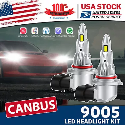 2Pcs 9005(HB3) LED Headlight High Beam 30000LM 6000K CANbus For Dodge Viper • $19.99