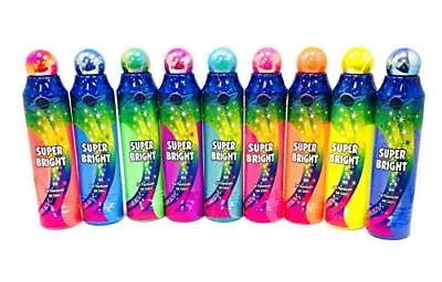 Super Bright Fluorescent 4oz Bingo Daubers- Set Of 9 Daubers- One Of Each Color  • $43.69