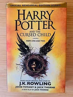Harry Potter And The Cursed Child Parts 1 & 2 By JK Rowling Jack Thorne (HC) • $7.50