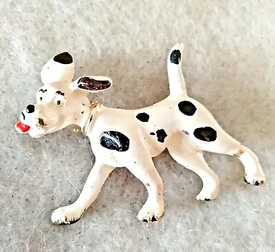 Vintage Enameled Dalmation Dog Brooch (48 - 1104) • $8.95