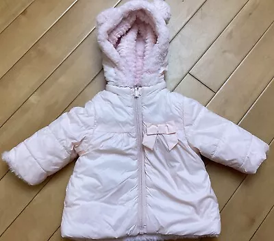 Baby Girl Beautiful Reversible Mayoral Coat 1-2 Months Excellent Condition 😀 • £4