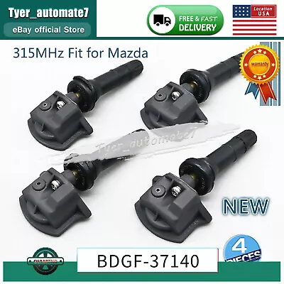 4PCS BDGF-37-140 Tire Pressure Monitoring Sytem Sensor TPMS For 2019 Mazda 3 6 • $32.14