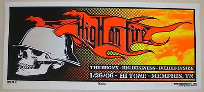 2006 High On Fire - Memphis Silkscreen Concert Poster S/N By Mike Martin • $22.90