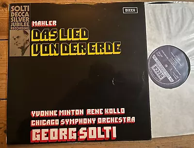 SET 555 Mahler Das Lied Von Der Erde Yvonne Minton Georg Solti • £20