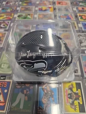 Steve Largent Signed Mini Helmet HOF 95 Script Seattle Seahawks Tristar Cert • $75