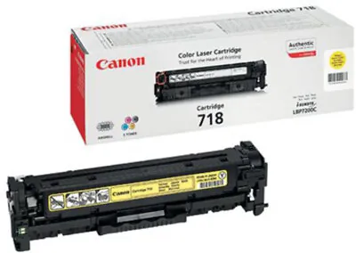 Canon 718Y Toner Cartridge Yellow 2659B002 • £119.54