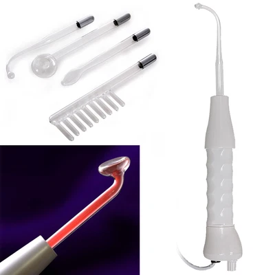 $36 • Buy High Frequency Skin Care Acne Violet Ray Facial Electrode Wand Electron Portable