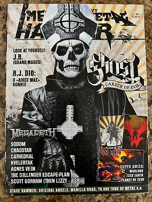 Ghost BC Band Papa Emeritus II GREEK METAL HAMMER MAGAZINE May 2013 Rare Mag • $34.95