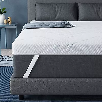 Bedstory 3 Inch Memory Foam Mattress Topper Firm Pain-relief & Motion-isolation  • $119.99