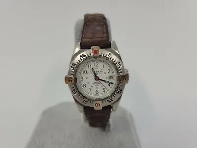 Coleman Women's Ladies Quartz Watch Model 40-012 W/ Original Leather Band • $9.99