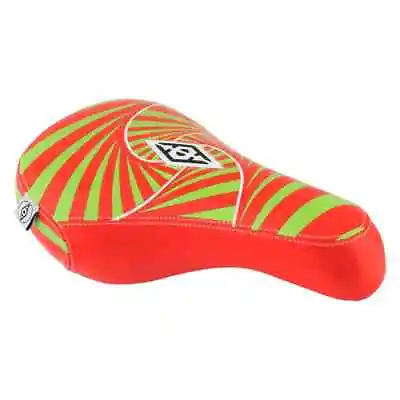 Alienation Bmx Psycho Pivotal Seat - Bicylce Seat - Green/red • $39