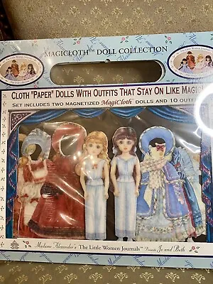 MagiCloth Madame Alexander Little Women Journals  Jo & Beth Dolls  W/ 10 Outfits • $25