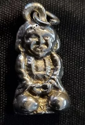 £18 • Buy Vintage Silver Bracelet Charm Female Native American Indian With Jump Ring Gift