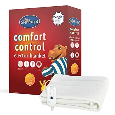 £55.30 • Buy Silentnight Comfort Control Electric Blanket - Single, White