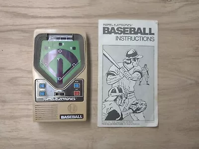 Vintage! 1978 Mattel Electronics Baseball Handheld Video Game - Not Working! • $9.99