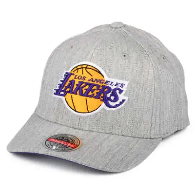 £24.95 • Buy Mitchell & Ness L.A. Lakers Snapback Cap - Team Heather Stretch - Grey