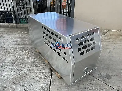 $1300 • Buy FLAT Aluminium Canopy Dog Cage Ute Half Dog Box 1780 Wide X 600 Long X 850 High