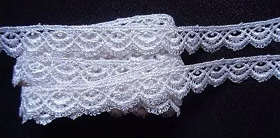 Venise Lace 9/16 Inch Wide Ivory Color  Selling By The Yard • $1.19