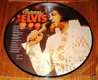 Elvis Import Picture Disc Lp Aloha From Hawaii Denmark • $80