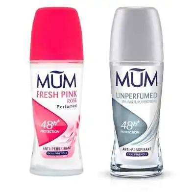 £4.59 • Buy Mum Deodorant Roll On Fresh Pink/Unperfumed 50ml