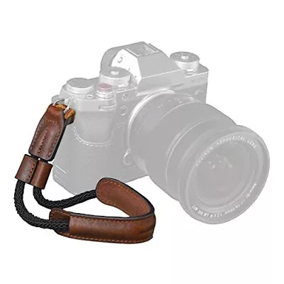 Vintage Leather Camera Hand Strap For DSLR SLR Mirrorless Cameras • $26.83