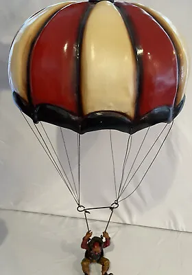 Allan Agohob Large Hand Painted Parachute Hanging Clown Vintage Rare Size 17” • $202.03