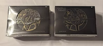 Pokemon TCG Sword & Shield Elite Trainer Box Plus Zacian And Zamazenta Set Of 2 • $139.96