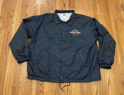 Denver Broncos Vintage Invesco Field Mile High Stadium Employee Uniform Jacket • $43.99