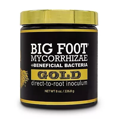 BIG FOOT GOLD Mycorrhizae 8 Oz - Mycorrhizal Fungi For Massive Plant Roots • $67.99