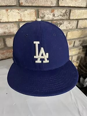 Los Angeles Dodgers New Era 59fofty Hat / Cap 7 3/8 • $9.99