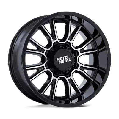 17X9 Moto Metal MO810 LEGACY 5X5.0/5.5 1MM GLOSS BLACK MACHINED • $940