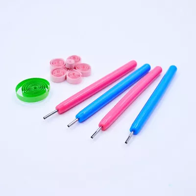 5Pcs Quilling Needle Pen Slotted Tools Kit DIY Papercraft Tool • £7.18