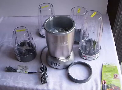 Nutri Bullet Magic Bullet Blender Series 900 Champagne 4 Containers Working • $40