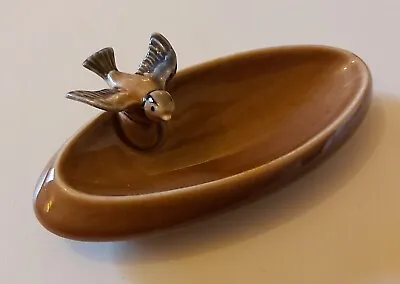 Sweet Vintage Wade Blue Bird Ceramic Pin / Ring Dish Super Condition • £9.50