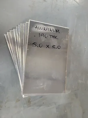 $40 • Buy Aluminum 2024-T3 Plate .190THK. 5.0  X 8.0  (10 Pcs)