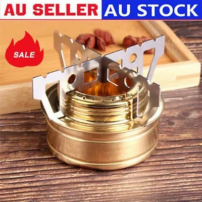 Alcohol Stove Ultralight Aluminum Stent Pot Burner For Outdoor Hiking Camping MN • $9.94