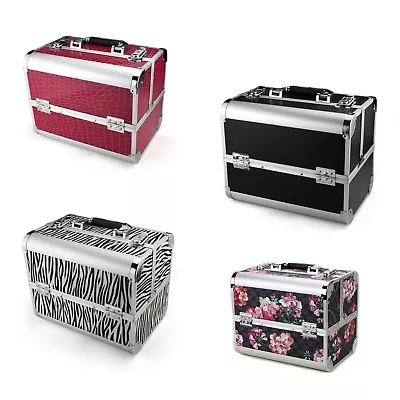 £24.99 • Buy Glow Professional Make Up Beauty Cosmetic Vanity Cases Storage Organiser Box 