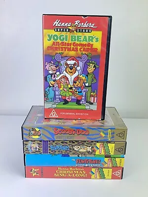 Hanna Barbera VHS Bundle X 5 Flintstones Yogi Bear Children Video Tapes Animated • $19.99