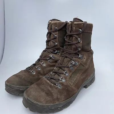 Grade 2 Genuine British Military MEINDL 8W Male Brown Desert Suede Boots • $36.99