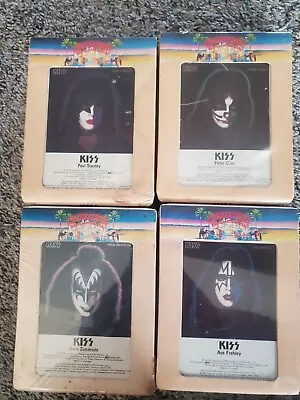 KISS - Set Of 4 Gene Peter Paul And Ace. New Sealed 8 Track Tapes Casablanca  • $240.83