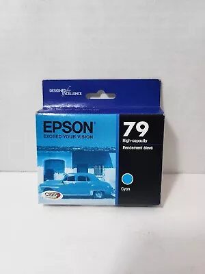 Epson 79 Cyan Hi CAPACITY Hi Definition Ink Expiration 7/ 2020 UNOPENED • $8.50